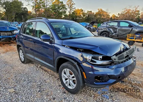 2016 Volkswagen Tiguan S z USA, uszkodzony, nr VIN WVGAV7AX1GW591257